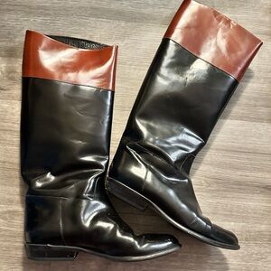 Tano Black and Brown Equestrian Boots
